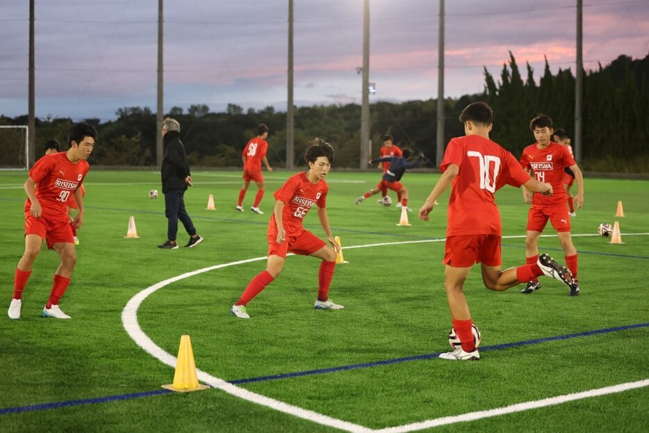 高円宮杯 U-18 サッカープリンスリーグ関西1部に所属している履正社高校。勝つため、ゴールを奪うための判断基準とは（Photo：森田将義）