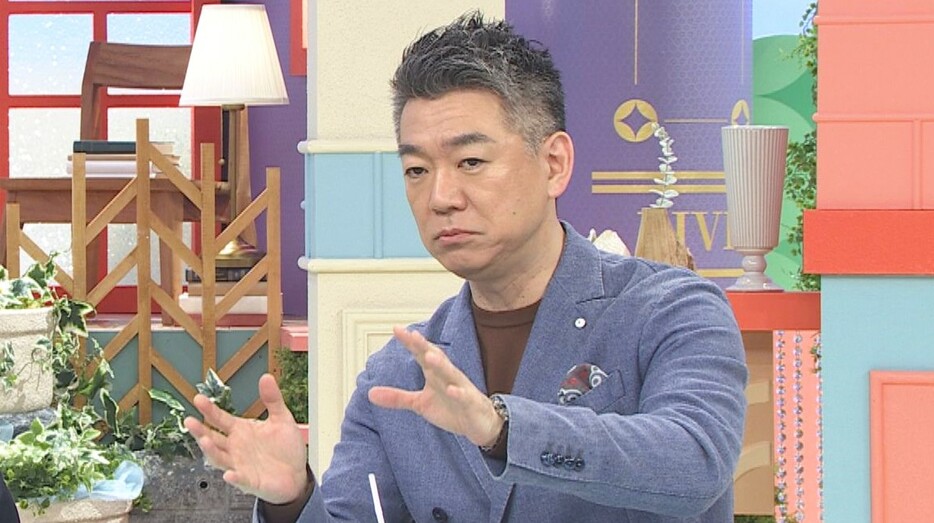 橋下徹氏 関西テレビ「旬感LIVE とれたてっ！」より