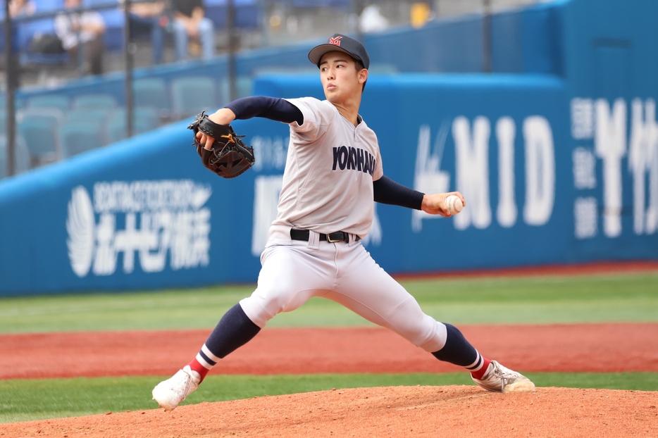 横浜先発の奥村 頼人