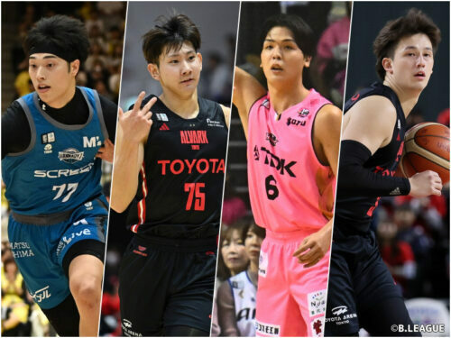 合宿不参加が発表された4選手[写真]＝B.LEAGUE