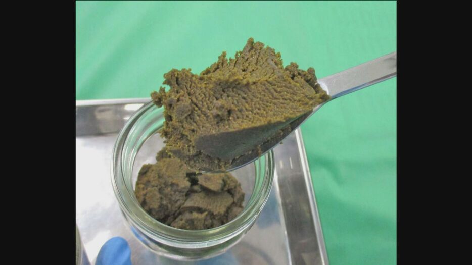 大麻成分を含んだペースト状の健康食品　提供：長野県警