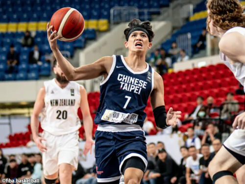 チャイニーズ・タイペイ代表に選出された滋賀の游艾喆 [写真]＝fiba.basketball