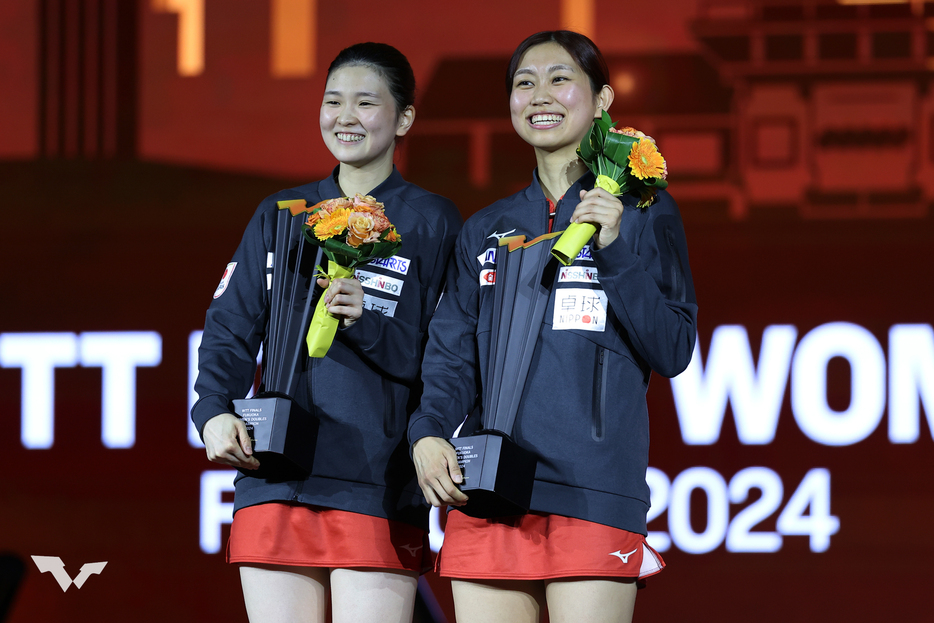 佐藤瞳／ 橋本帆乃香、大藤沙月／横井咲桜 Photo:World Table Tennis