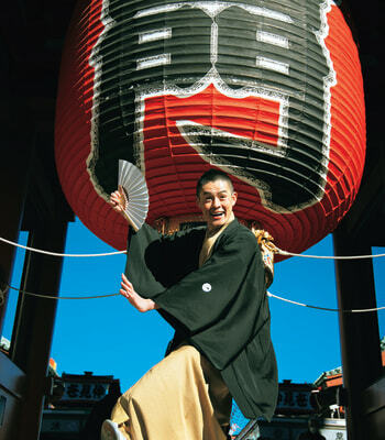 幇間の松廼家八好(撮影/神戸健太郎)