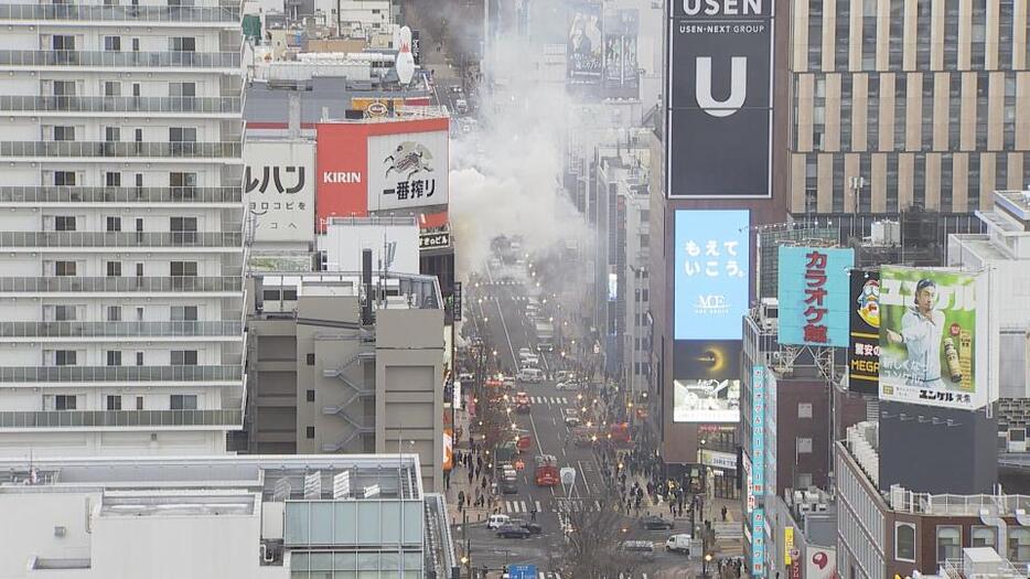 情報カメラ（26日　札幌市中央区）