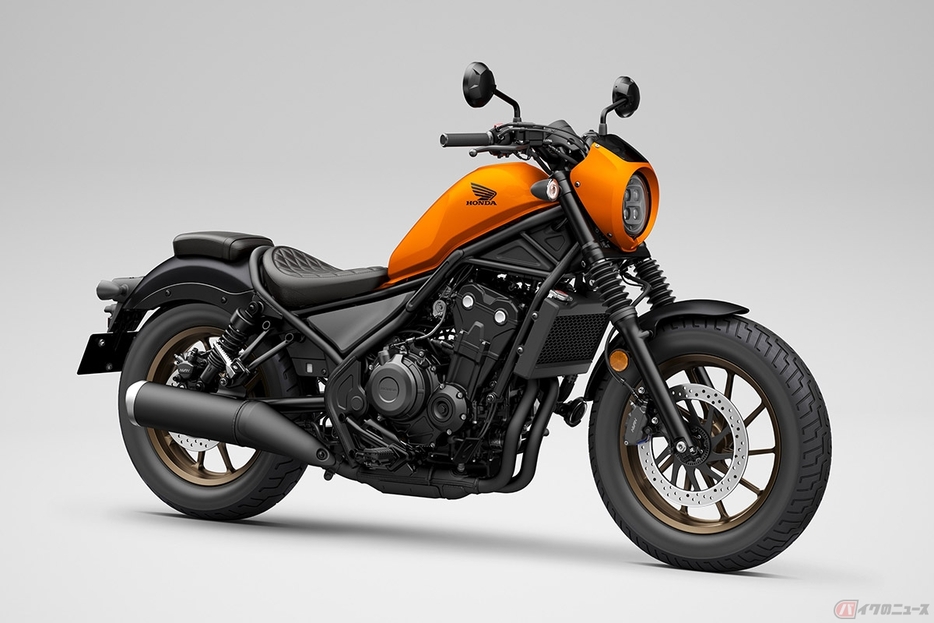 ホンダが欧州市場で公開した「CMX500 Rebel」の2025年モデル