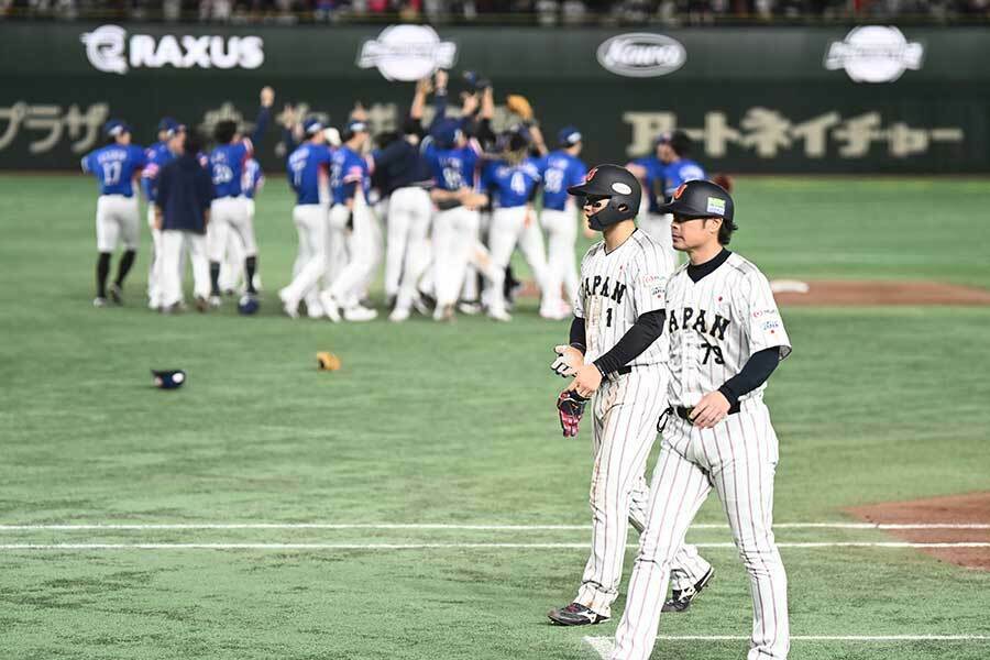 プレミア12決勝、台湾に敗れた侍ジャパン【写真：中戸川知世】