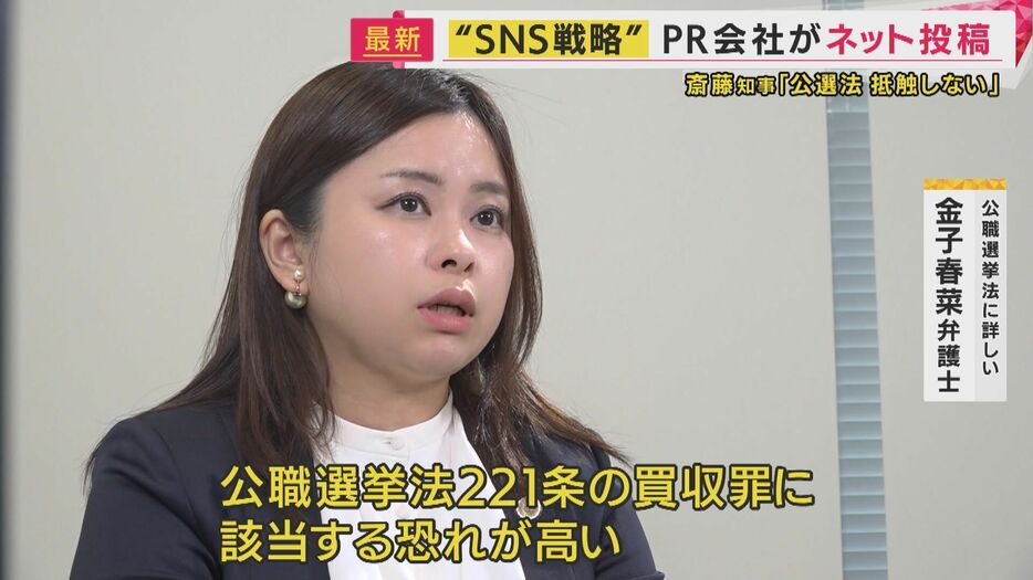 公職選挙法に詳しい金子春菜弁護士