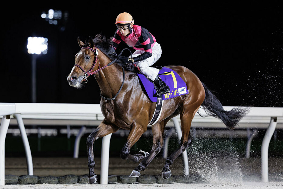 地元のソルジャーフィルドが勝った今年のＪＢＣ２歳優駿（ホッカイドウ競馬提供）