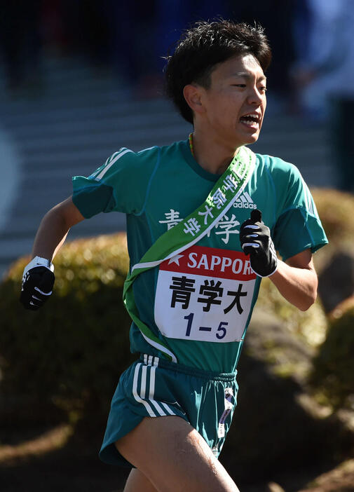 青学大・神野大地（2016年1月撮影）