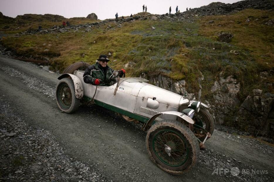 第55回年次レークランドトライアルに参加する1930年製のライリースペシャル（2024年11月9日撮影）。【翻訳編集】 AFPBB News