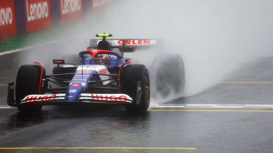 予選は雨に翻ろうされ、難しいコンディションとなった／Red Bull Content Pool