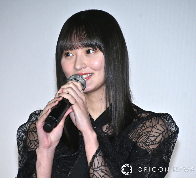 『FOD SHOWCASE'24』事業戦略＆新作一挙公開イベントに登壇した遠藤さくら （C）ORICON NewS inc.