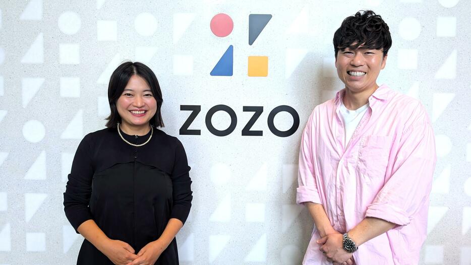 ZOZO グループ事業戦略本部 広告推進ブロック 田代七子氏（左）、グループ事業戦略本部 本部長 山口琢也氏（右）