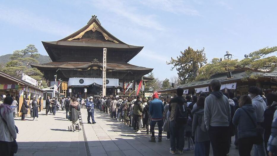 2022年の善光寺御開帳