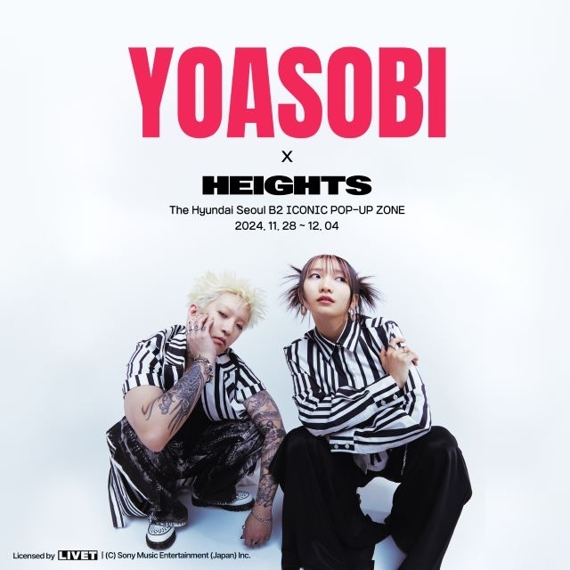 YOASOBI、韓国音楽授賞式〈MMA2024〉出演決定　HEIGHTSとのコラボポップアップ実施