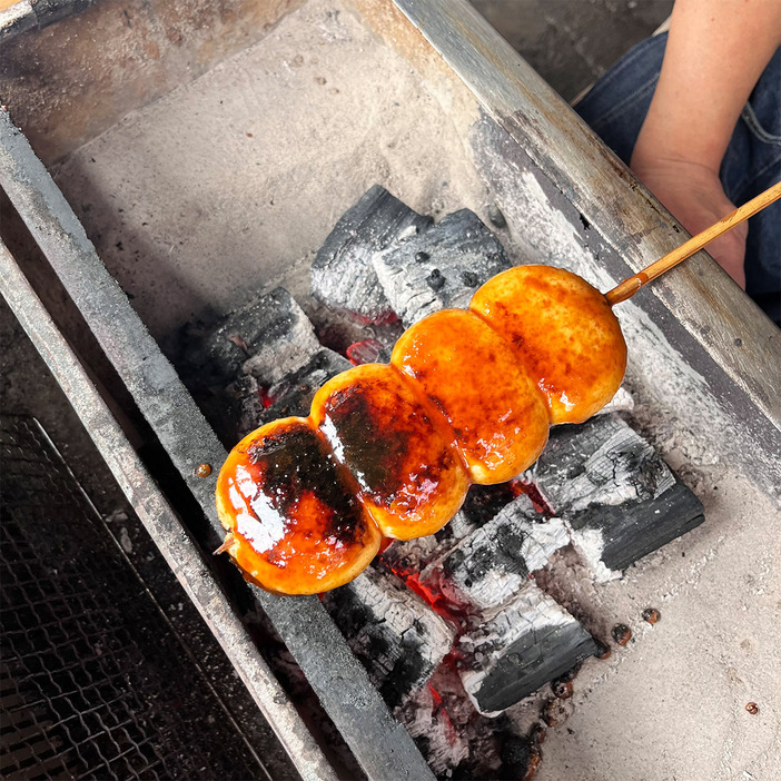 群馬名物の“焼まんじゅう”