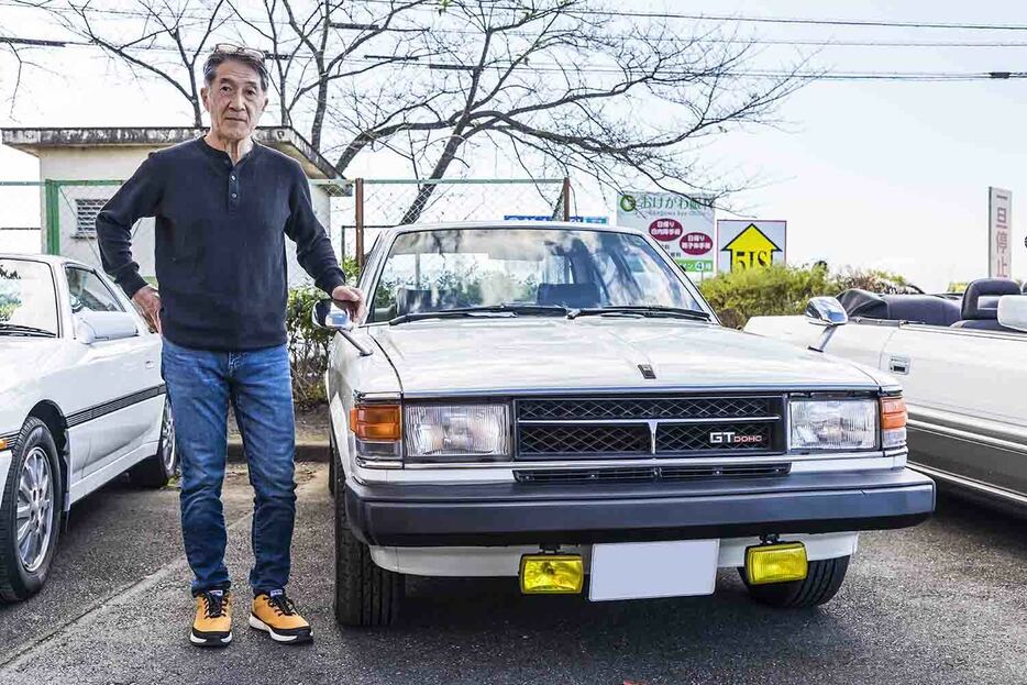 トヨタ セリカ カムリ2000GTとオーナーの天沼さん