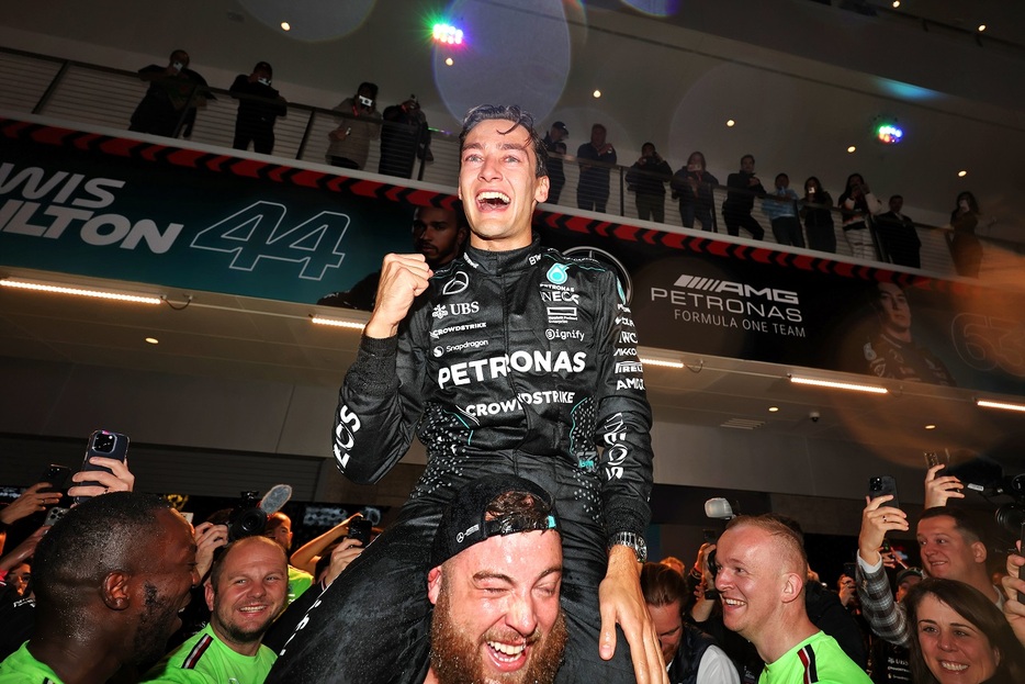 2024年F1第22戦ラスベガスGP　ジョージ・ラッセル（メルセデス）が優勝