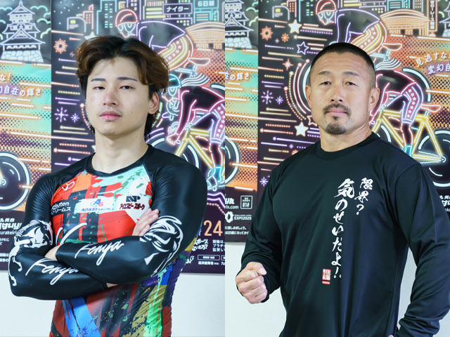 二次予選で敗れS班陥落が決まった山口拳矢(写真左)と佐藤慎太郎(写真右)(写真提供：チャリ・ロト)