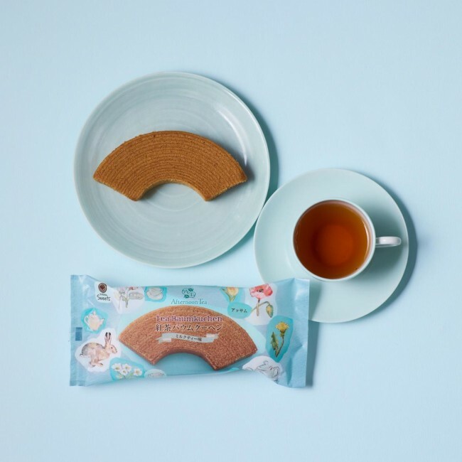 「Afternoon Tea監修 紅茶バウムクーヘン ミルクティー味」（税込 187円）　※消費税は8％計算