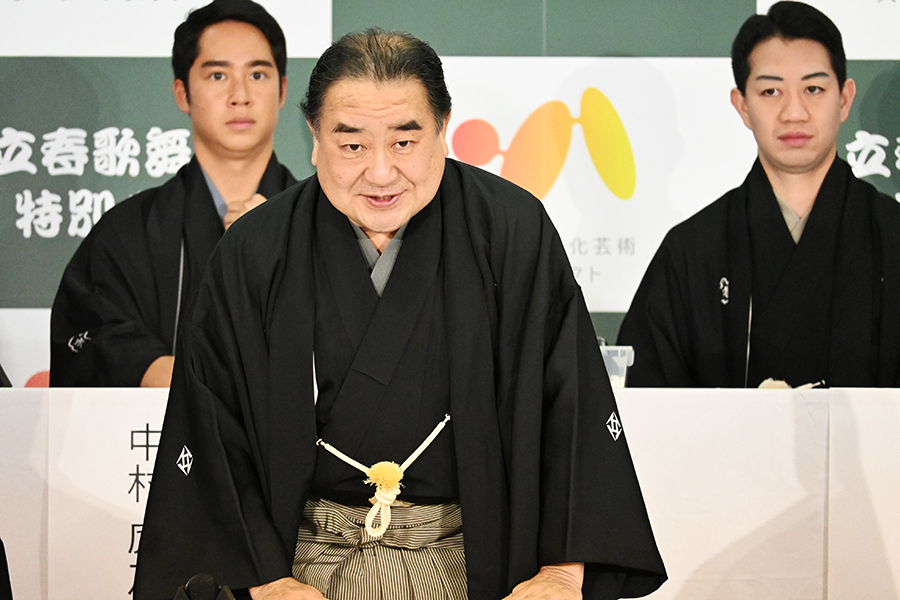 中村鴈治郎（11月11日・大阪市内）