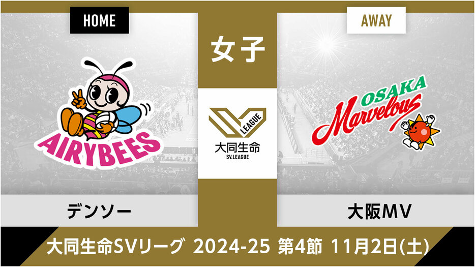 デンソーエアリービーズ vs. 大阪マーヴェラス