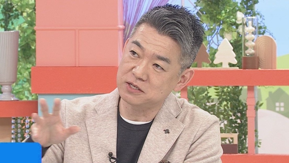 橋下徹氏 関西テレビ「旬感LIVEとれたてっ！」より