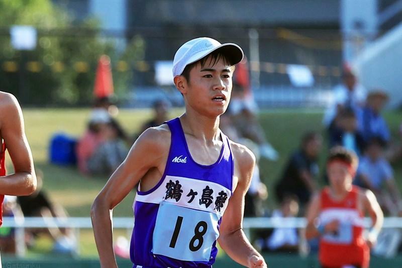 全中3000m5位入賞の植松遼