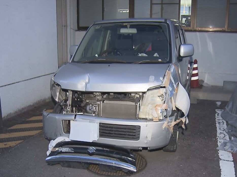 舩冨容疑者が運転していた車