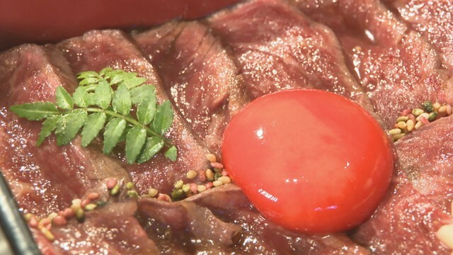 特選黒毛和牛ステーキの御重　1800円