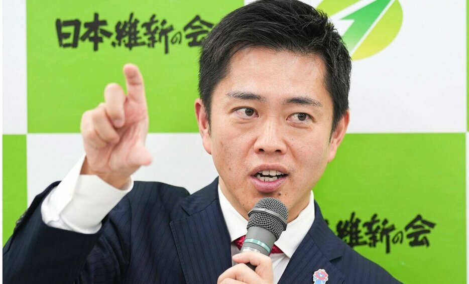 維新代表選への出馬を表明した吉村洋文共同代表