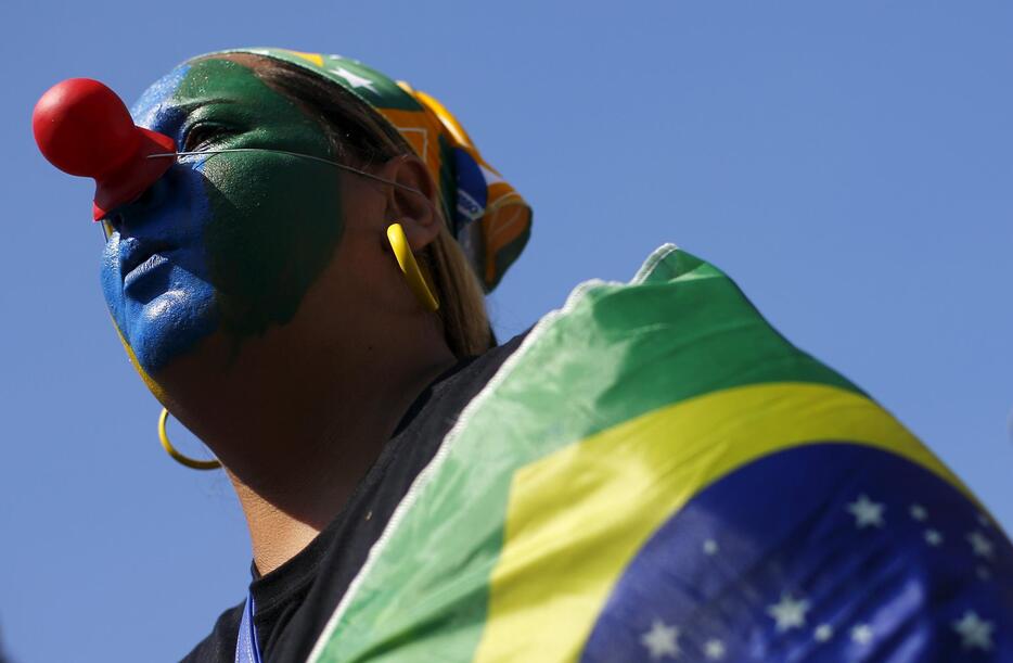 ブラジルで今年2度目の大規模デモ＝4月12日（写真：ロイター/アフロ）