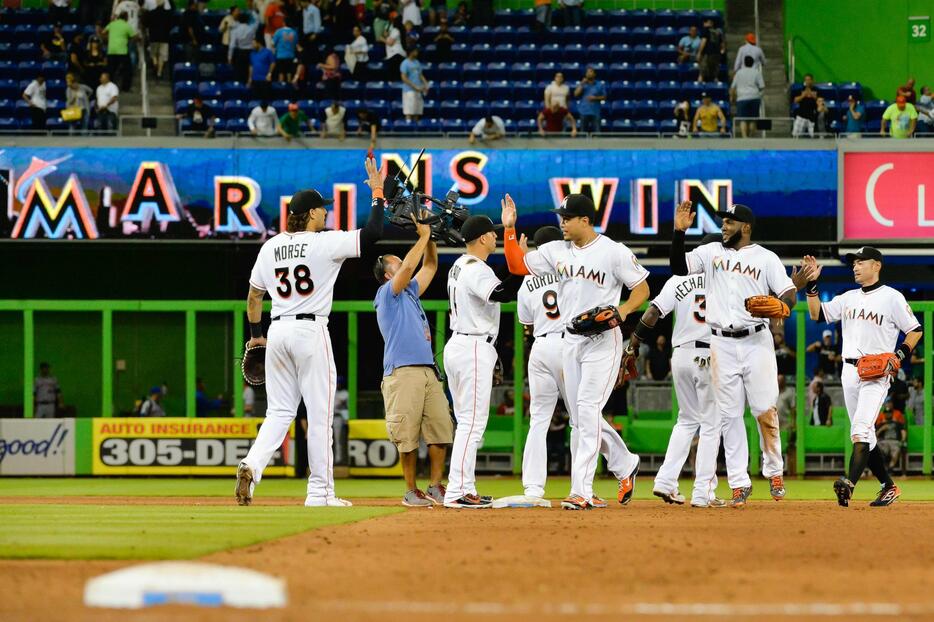 マーリンズは7-3でメッツに勝利＝2015年4月29日（写真：USA TODAY Sports/アフロ）