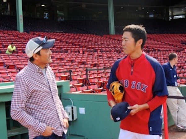 [画像]渡辺謙氏と上原浩治