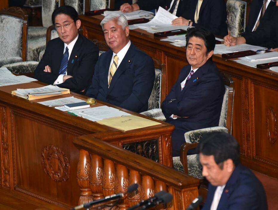 [写真]安保法制の今国会での成立に執念を燃やす安倍晋三首相（Natsuki Sakai/アフロ）