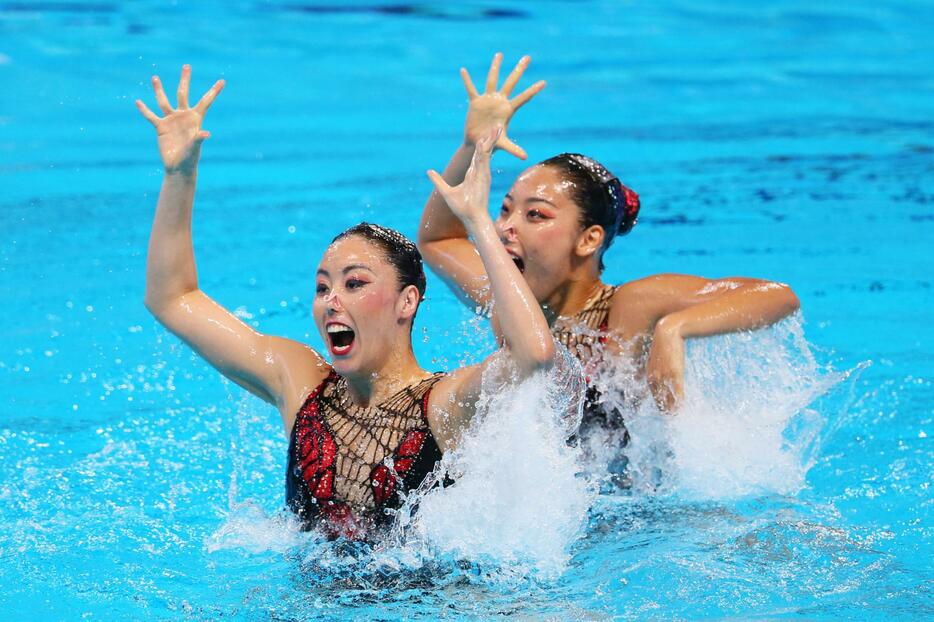 決勝の演技＝2015年7月30日（写真：長田洋平/アフロスポーツ）