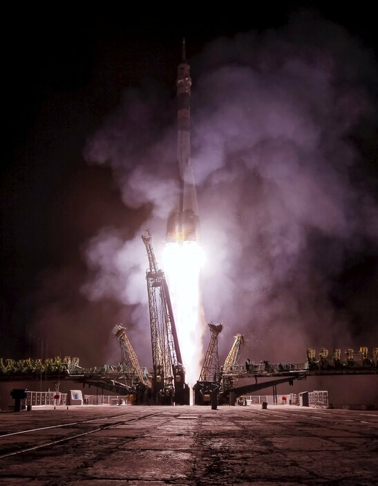 ソユーズ打ち上げ成功＝2015年7月23日（写真：ロイター/アフロ）