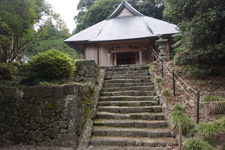 村山浅間神社境内にある大日堂=静岡県富士宮市