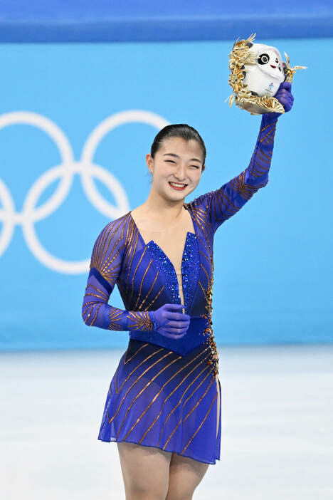 4回転も3回転アクセルもない坂本花織が12年ぶりに銅メダルを獲得(写真・松尾／アフロスポーツ）