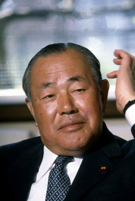 田中角栄首相（写真：Fujifotos/アフロ）=1981年4月撮影