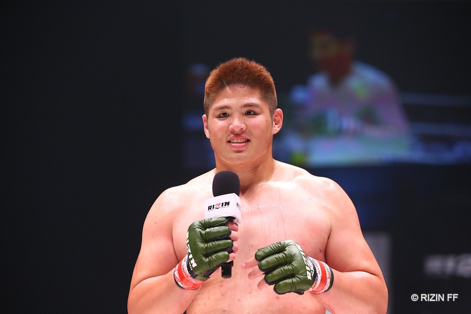 スダリオ剛はデビュー戦で非凡さを見せた（写真・RIZIN FF）