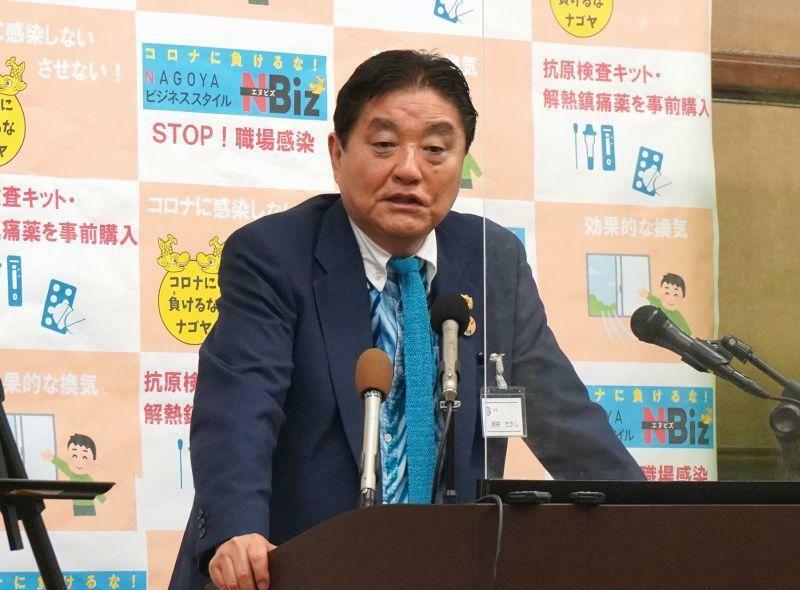 ［写真］名古屋市の河村たかし市長＝20日午前、名古屋市役所で