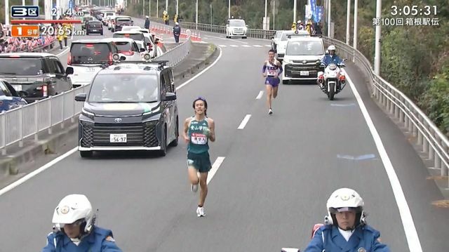 大きく差をつけた青山学院大・太田蒼生選手