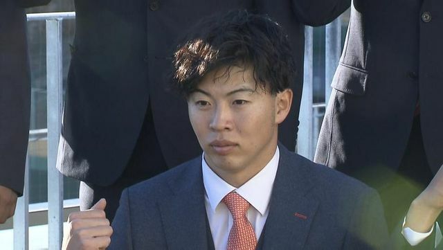 ジャイアンツ寮に入寮したドラフト2位・森田駿哉投手