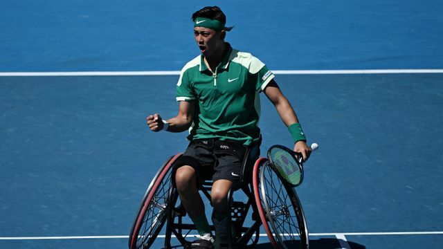 準決勝進出を決めた小田凱人選手(写真：AAP/アフロ)