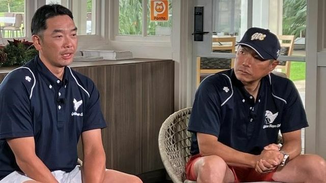 巨人の阿部慎之助監督とソフトバンクの小久保裕紀監督(C)NTV