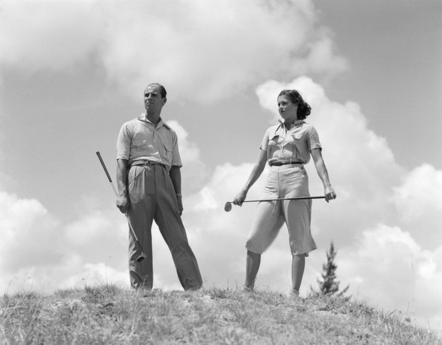 1930年代のゴルフウェア（Getty Images）