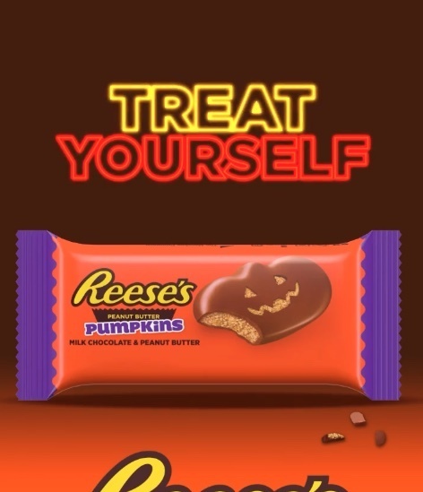 問題のチョコレートのパッケージ。reeses-Instagram