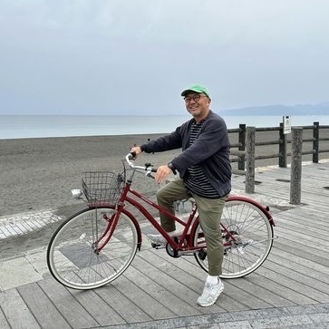 茅ケ崎ではどこでも自転車で。「中学生に戻ったような、引退したお爺ちゃんのような(笑)」